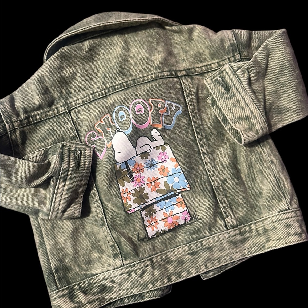 SNOOPY DENIM GIRLS JACKET 12M